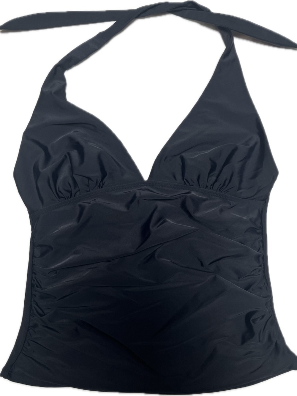 Women's Black Halter Tankini Top - Brand Unspecified